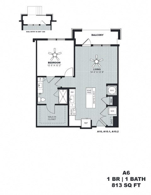 the floor plan